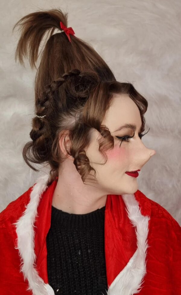 whoville inspired costume- nose and cheek prosthetics