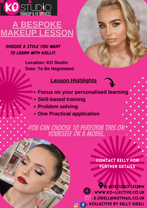 makeup lesson leicester