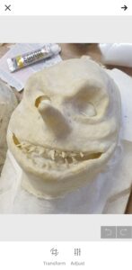 Jack Frost Scary Snowman - blank / plain