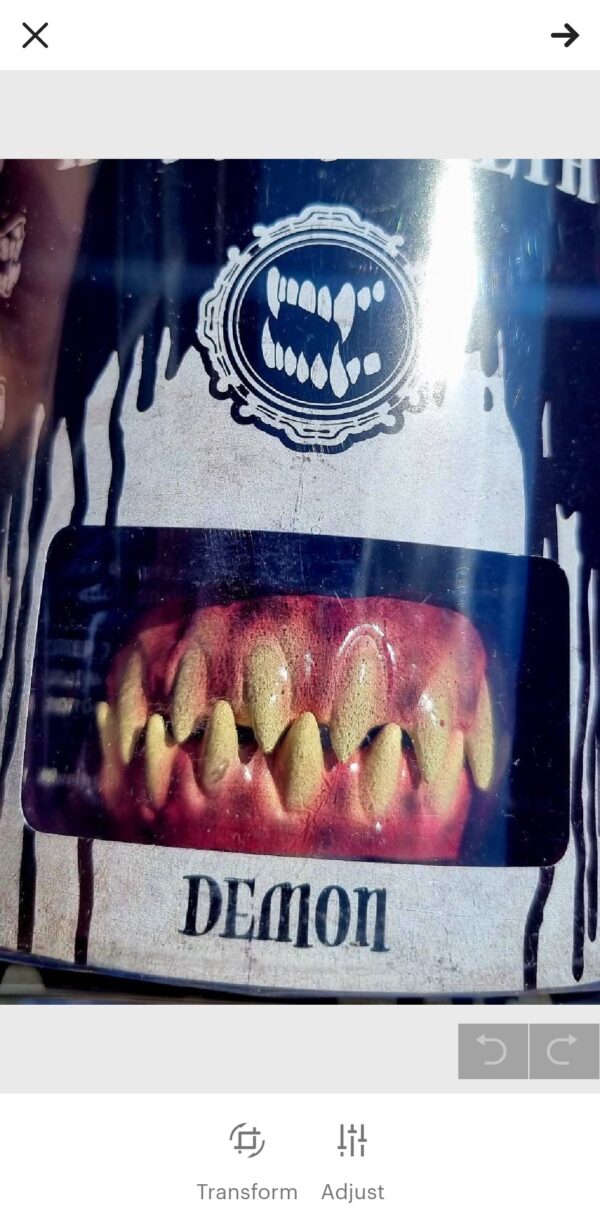 Teeth terrifier krampus latex full face prosthetic - half face prosthetics for sale