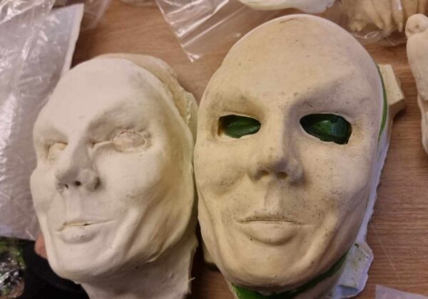 Doll face prosthetic - Annabelle Inspo