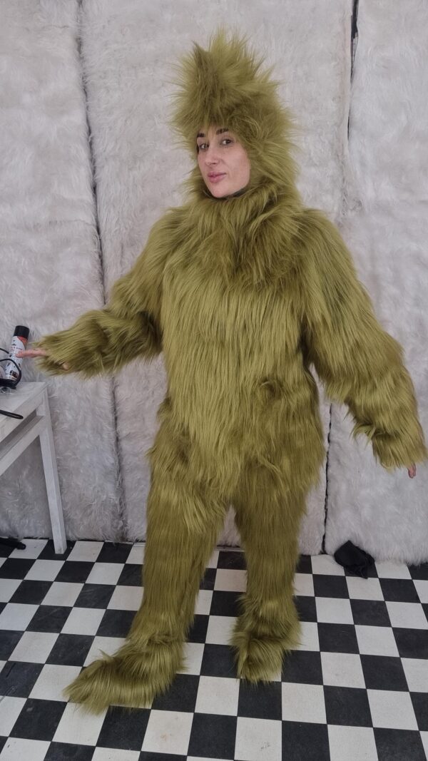 Green Fur Onesie Costume