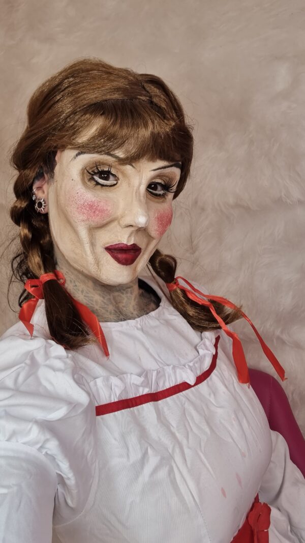 Doll face prosthetic