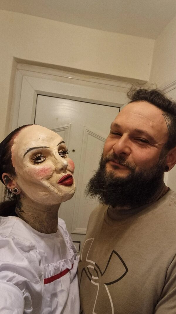 Doll face prosthetic - Annabelle Inspo