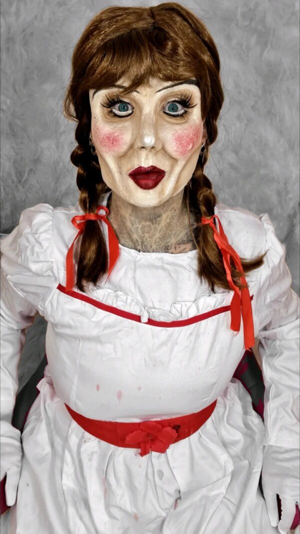 Doll face prosthetic - Annabelle Inspo