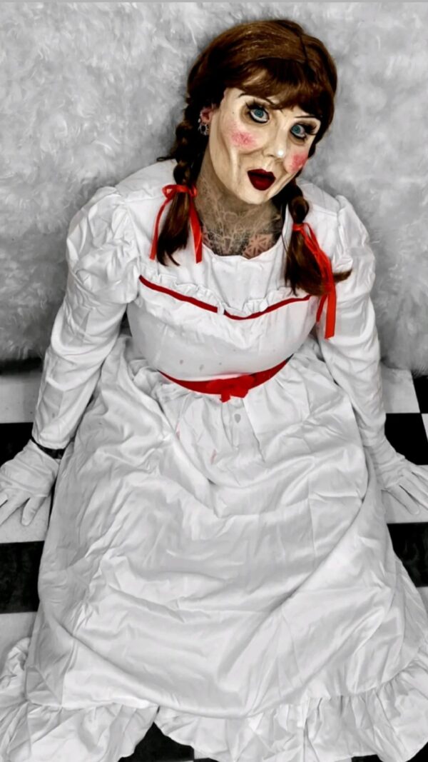 Doll face prosthetic - Annabelle Inspo