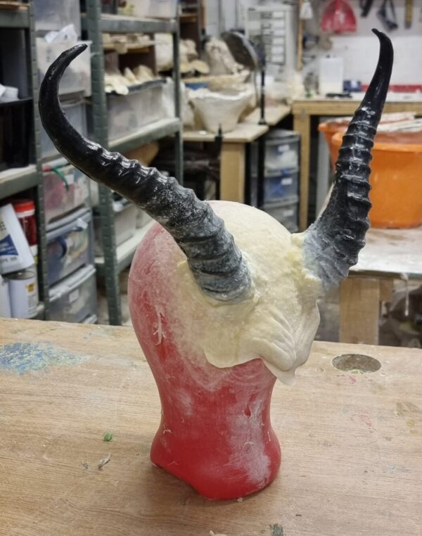 Angry Forehead with Attached Horns