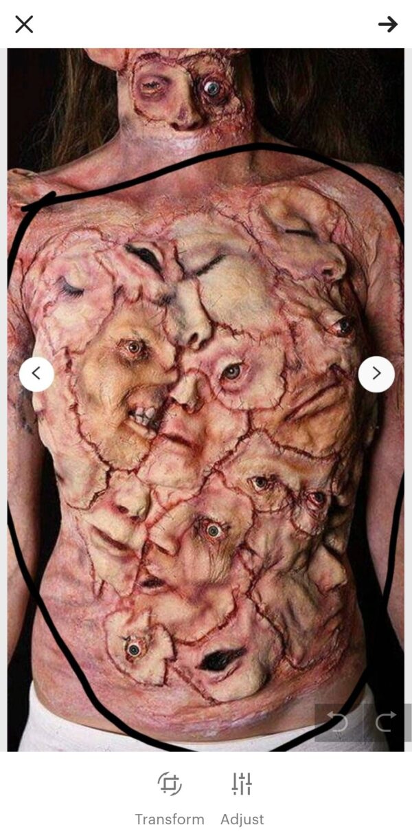 Gore Body of Souls Chest Prosthetic