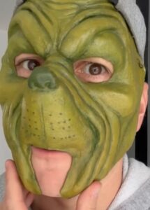 grinch mask prosthetic