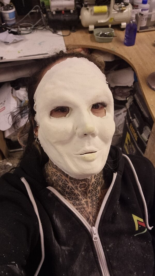 Doll face prosthetic - Annabelle Inspo - Image 17