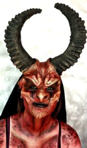 Two-Piece Krampus Demon Mask