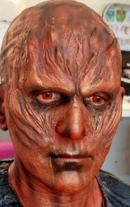 red face prosthetic