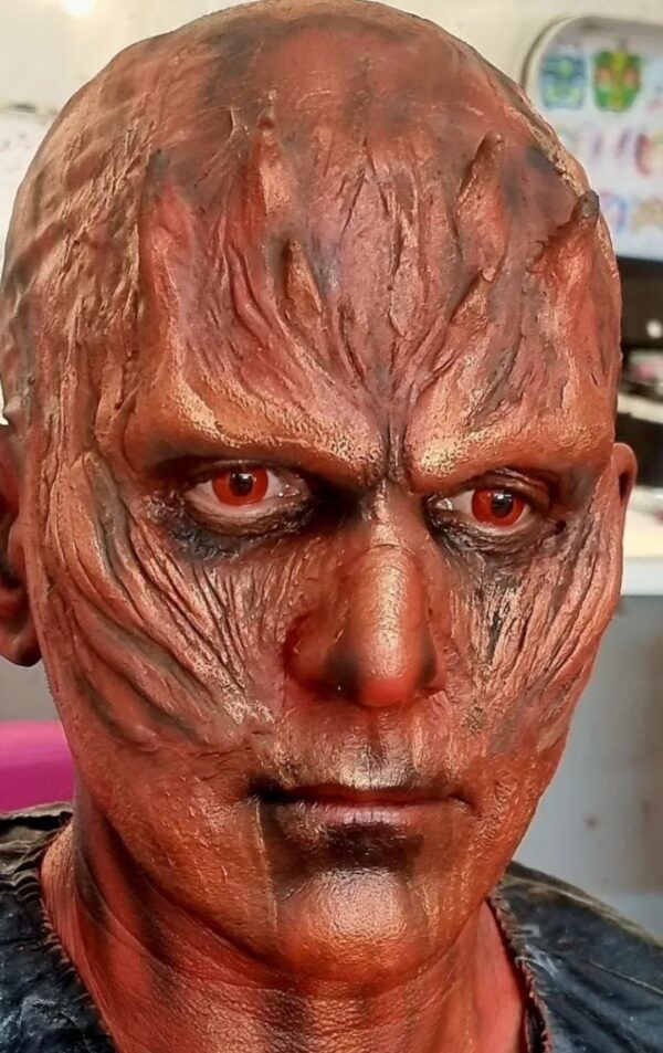 red face prosthetic