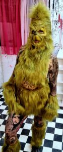 realistic olive green grinch costume