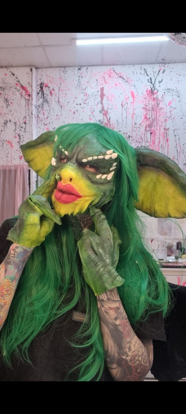 Large Prosthetic Reptile Ears with Wig - Image 10