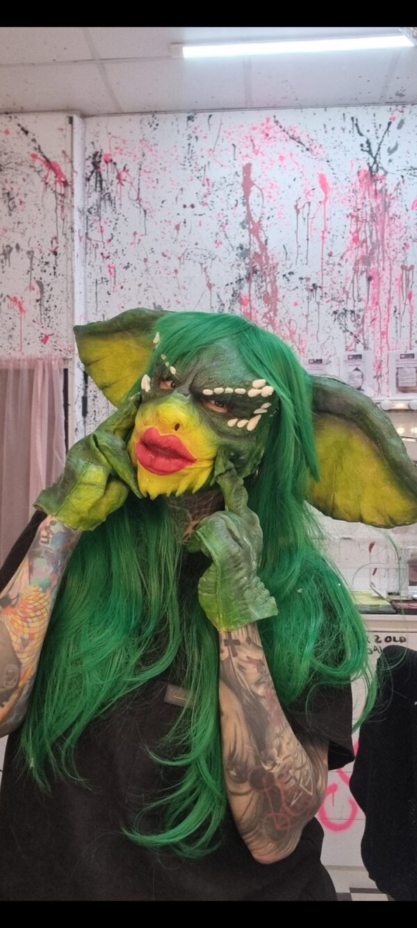 Large Prosthetic Reptile Ears with Wig - Image 6