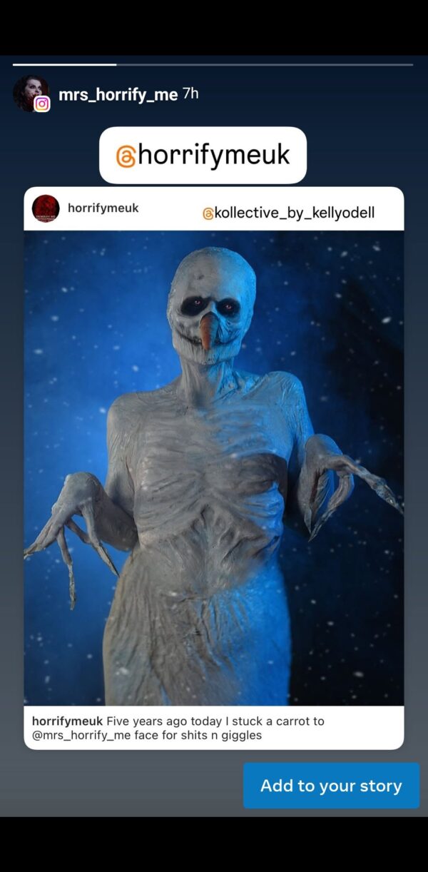 Olaf Snowman Skeleton Face and Chest Set - Image 4