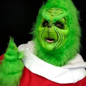 Grinch Latex Prosthetic Mask