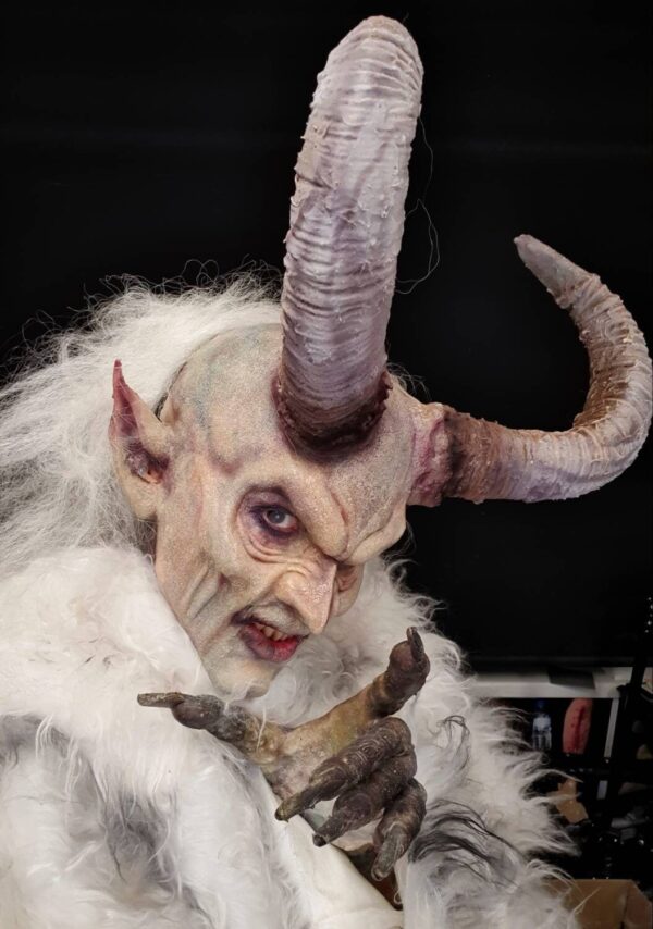 horns face and hand prosthetics