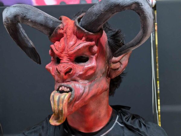 Two-Piece Krampus Demon Mask