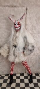 krampus forehead and horns