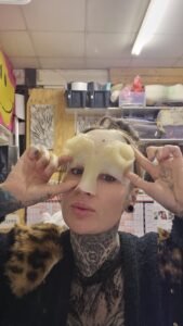 forehead and nose prosthetic