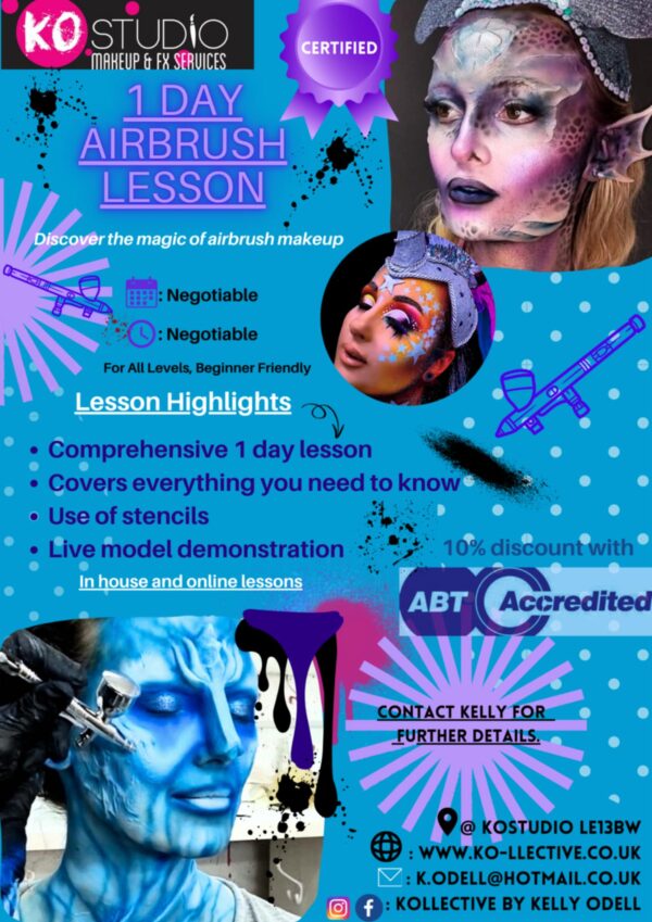 A day airbrush lesson Leicester