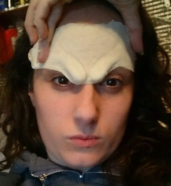 pointy eyebrow prosthetic