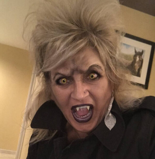 pointy angry eyebrow prosthetic