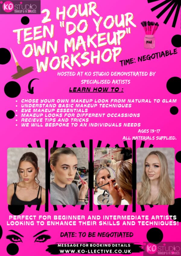 MakeUp For Teen Workshop leicester