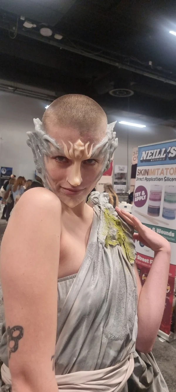 Wooden Branch Face Prosthetics