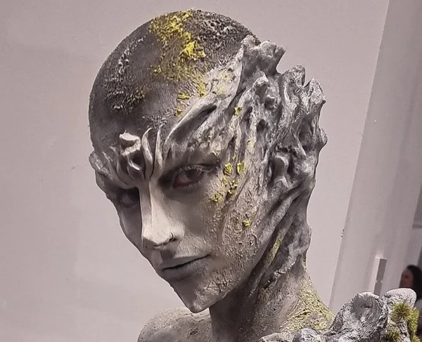 Wooden Branch Face Prosthetics