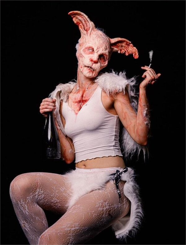 bunny prosthetic photoshoot
