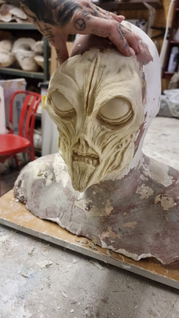 Foam Latex Alien Face Prosthetic