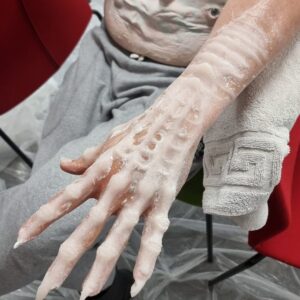 Creature alien silicone prosthetic hands