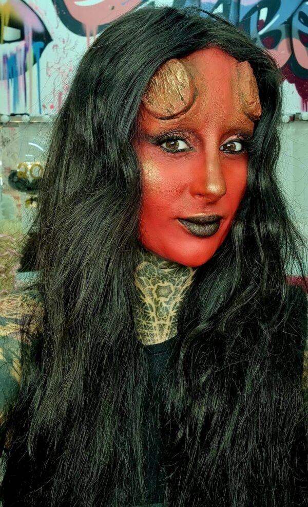 Hellboy latex horns prosthetic - Image 3