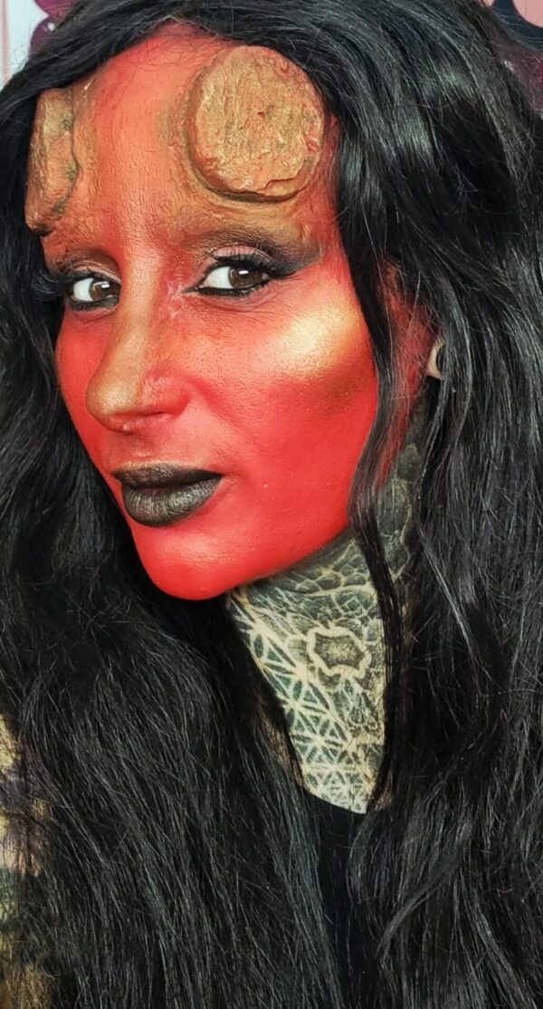 Hellboy latex horns prosthetic - Image 2